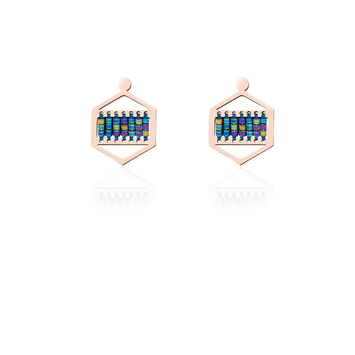 Manhattan Beach | 18k Rose Gold | Boho Earrings